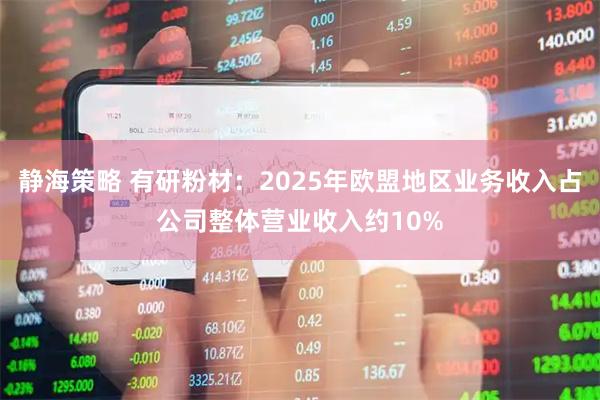 静海策略 有研粉材：2025年欧盟地区业务收入占公司整体营业收入约10%